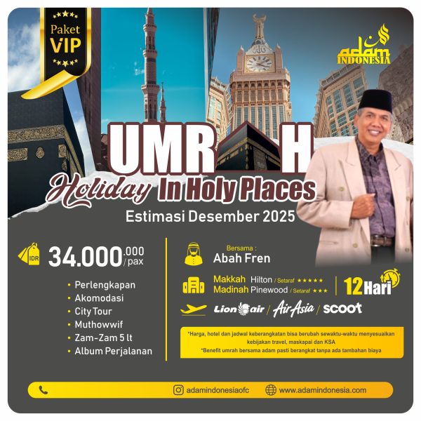 Umrah Holiday In Holy Places | 12 Hari